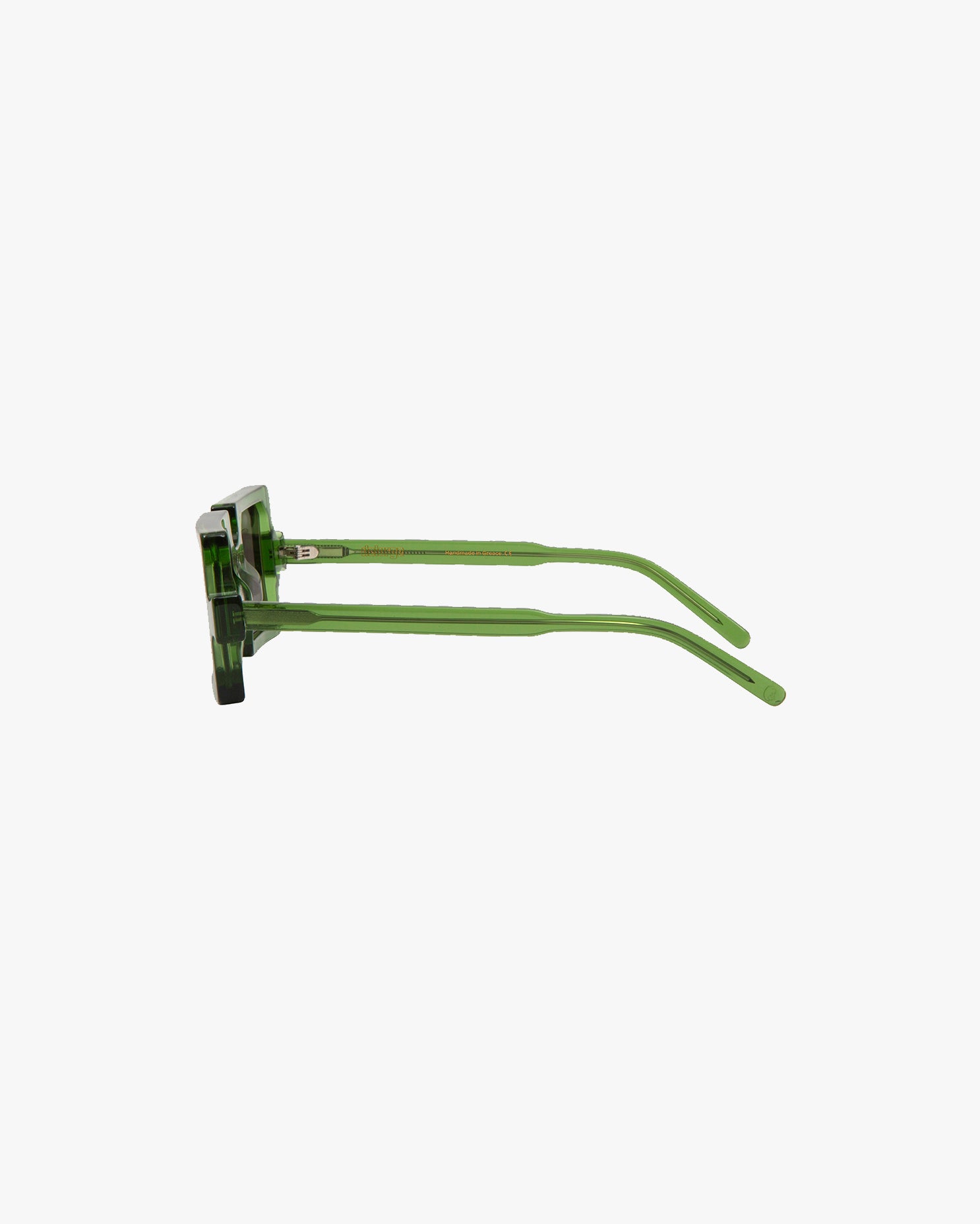 Misquare Sunglasses in Transparent Green