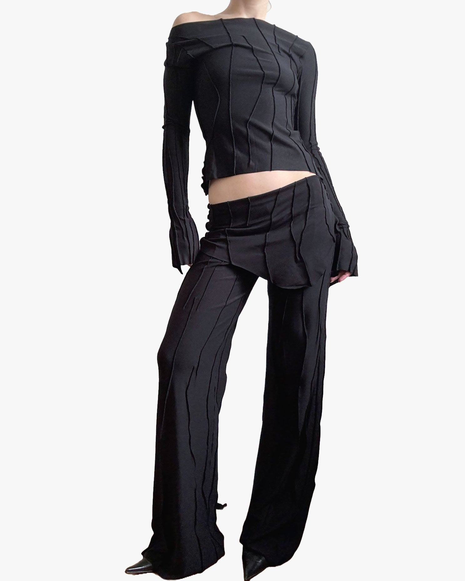 Flowing Trousers Black