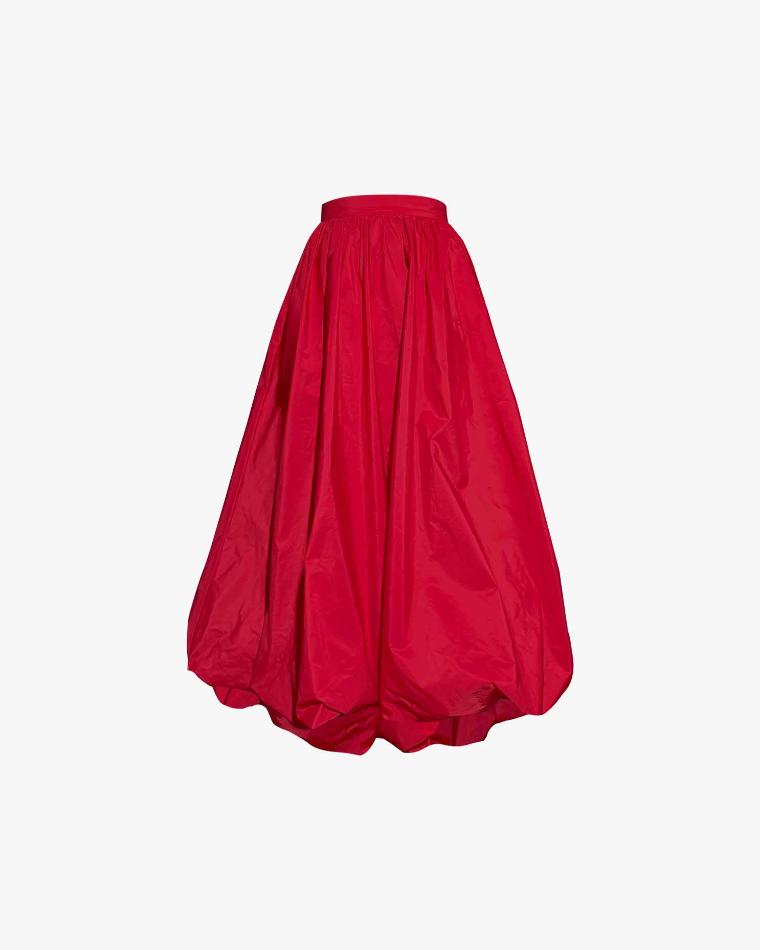 San Bernardino puffball skirt cherry red