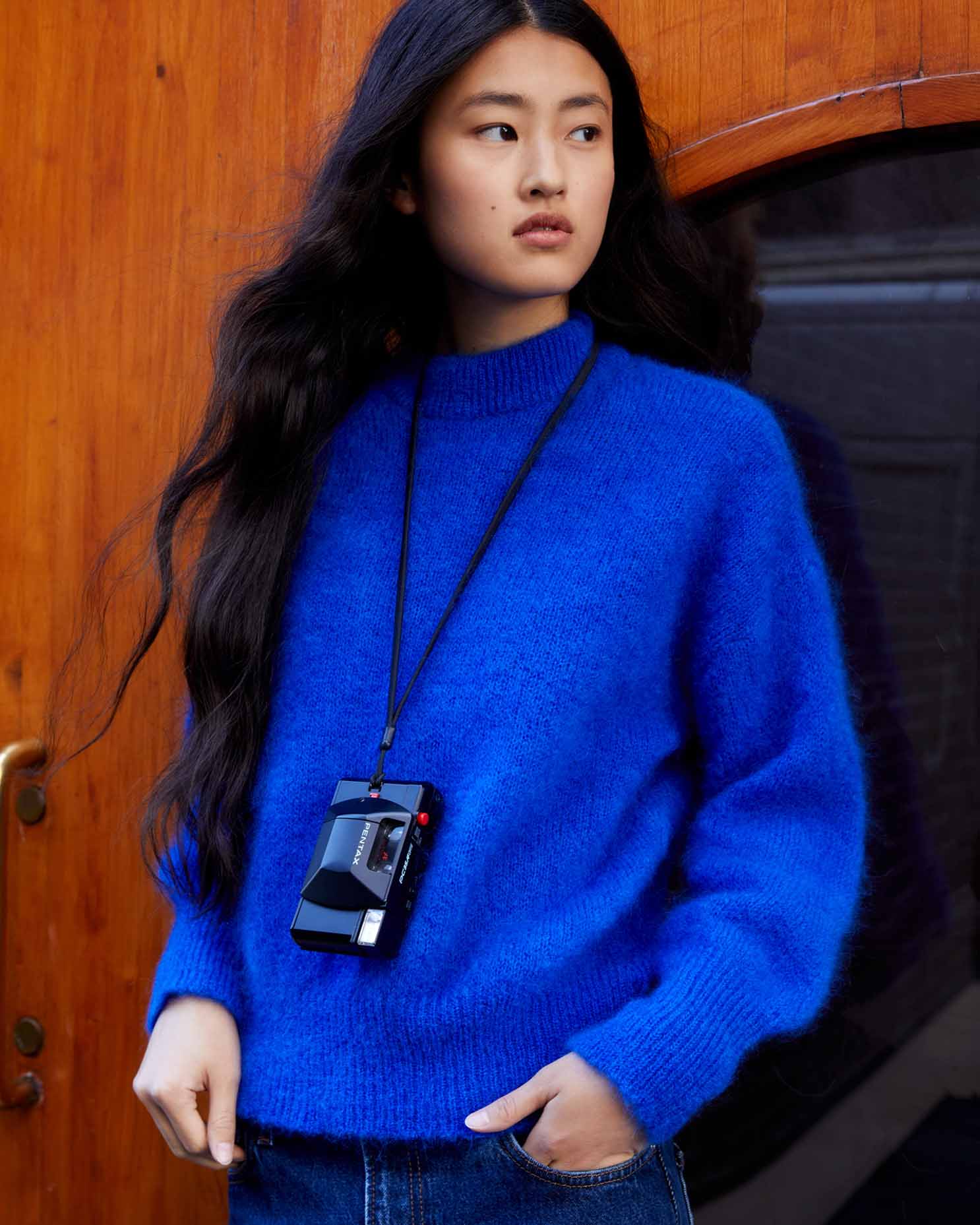 Pull Mohair Jane Blue Electric