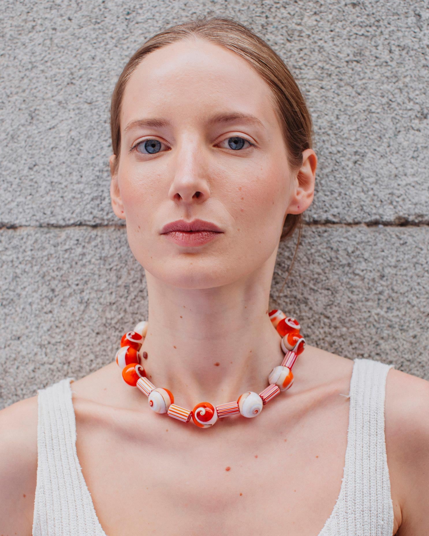 Tangerine necklace