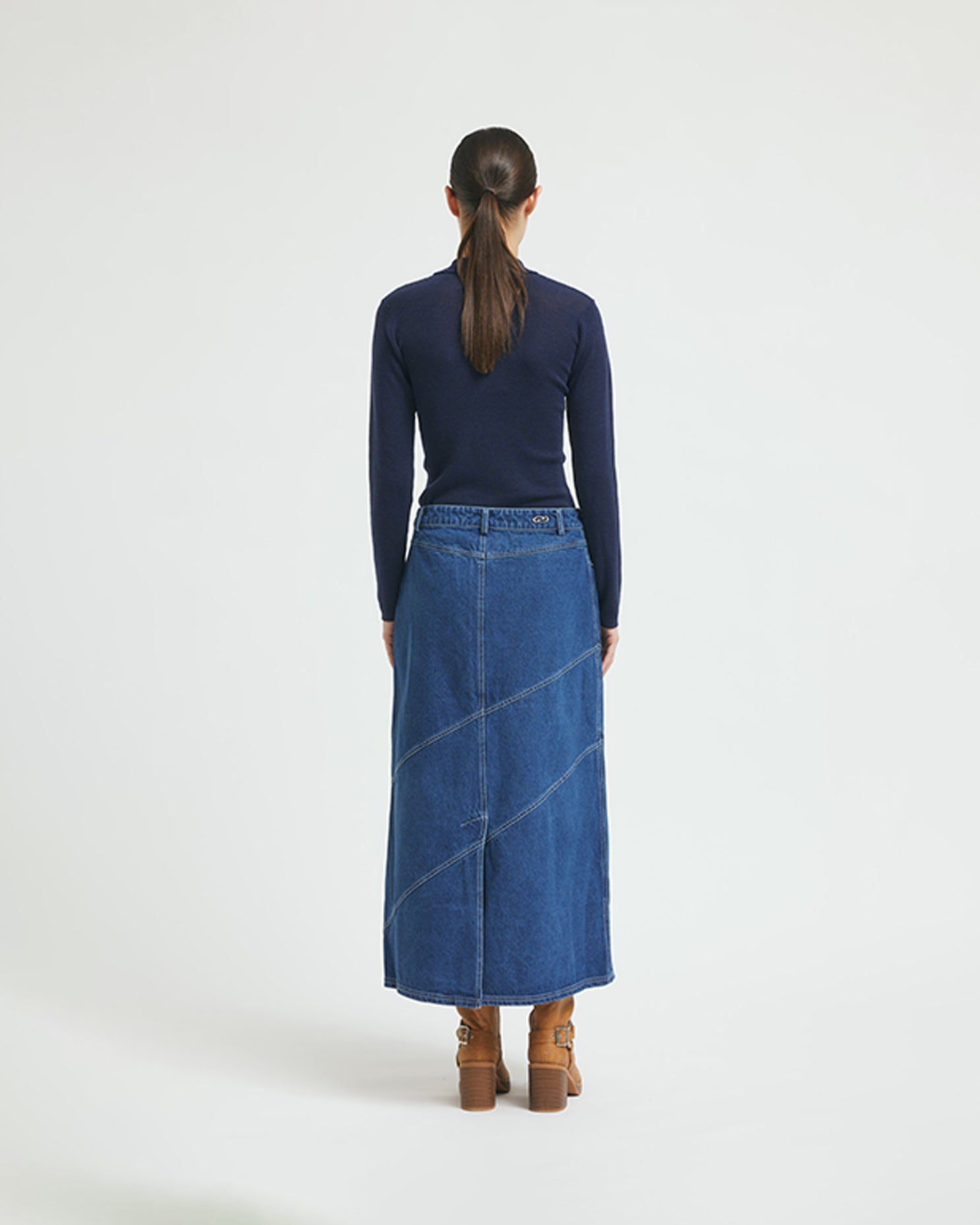 ClaireRS Skirt Denim Blue