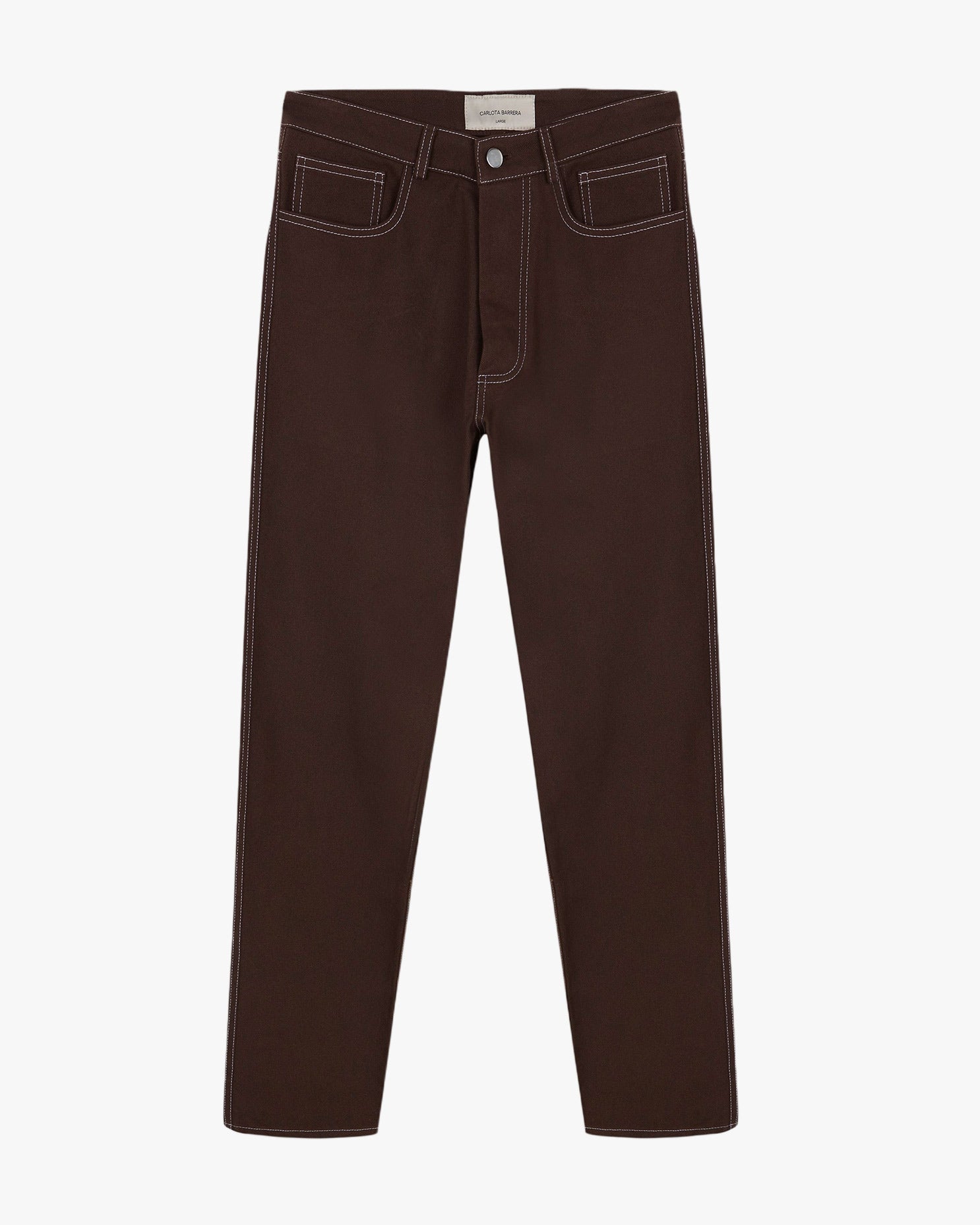 Straight Jeans in Brown