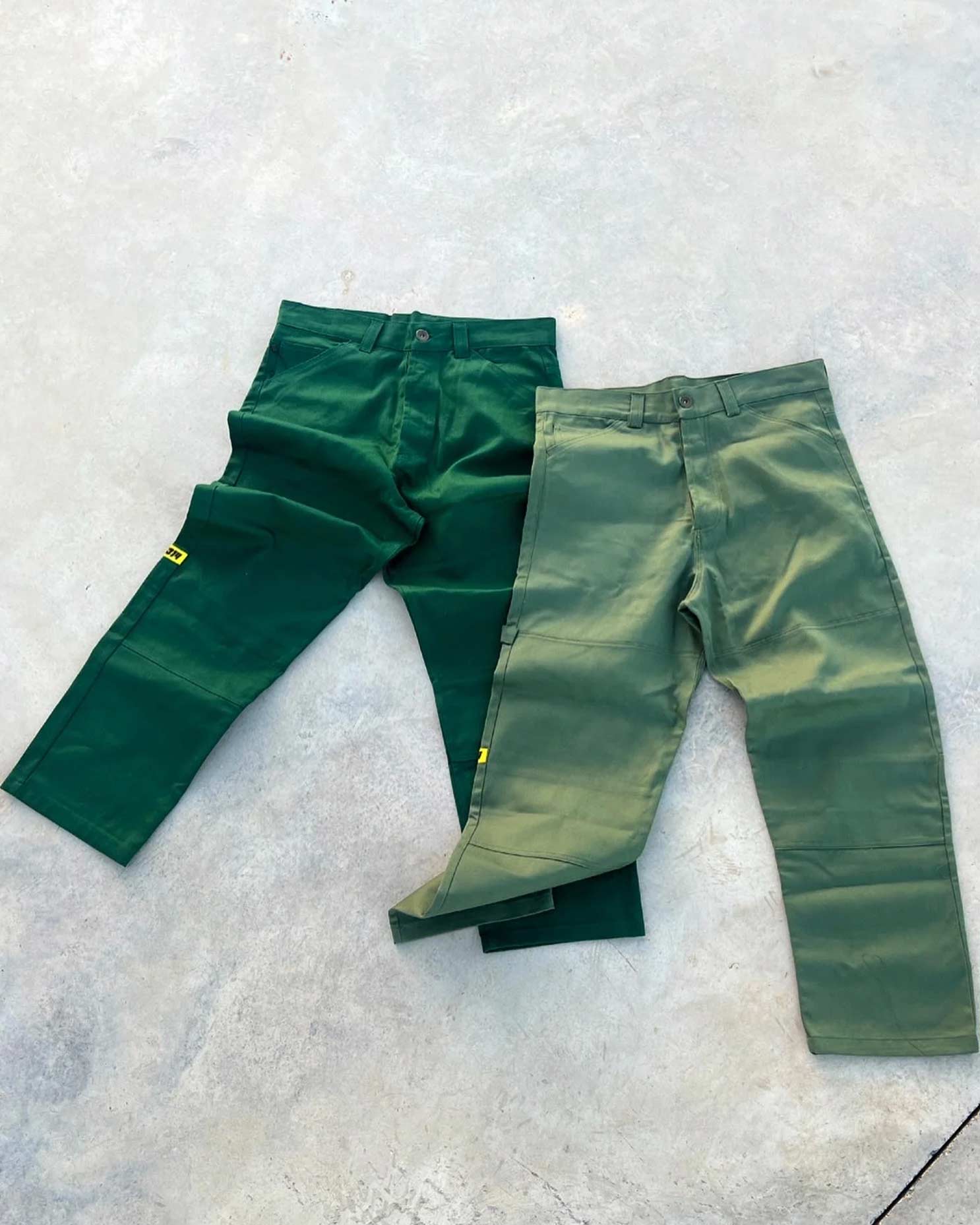 Dark Tool Jeans in Green