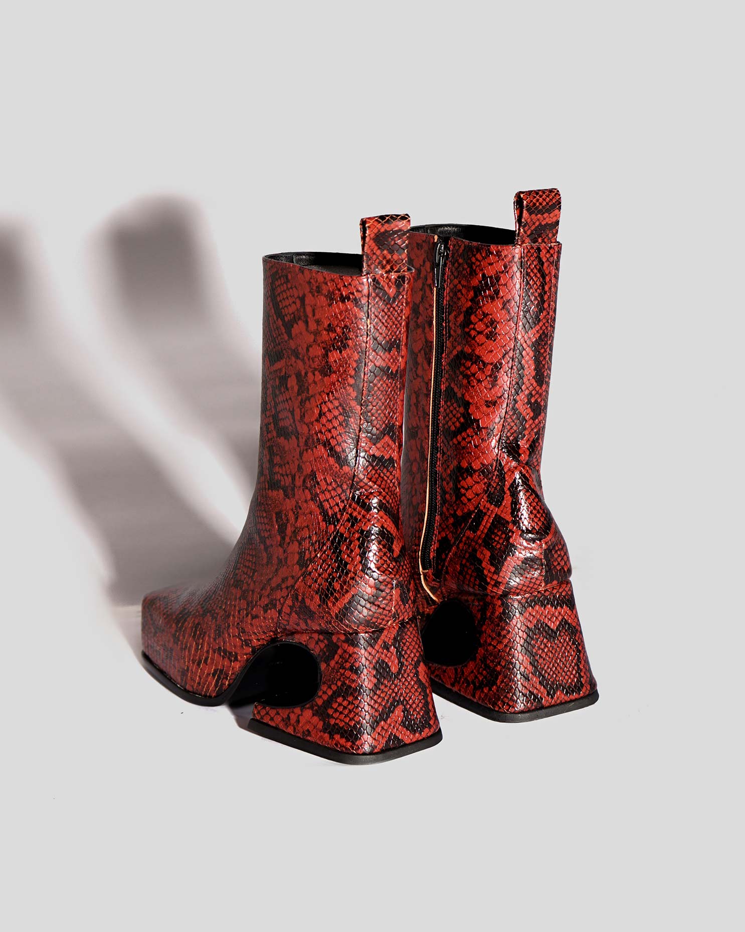 Red Snake Roxy Boots